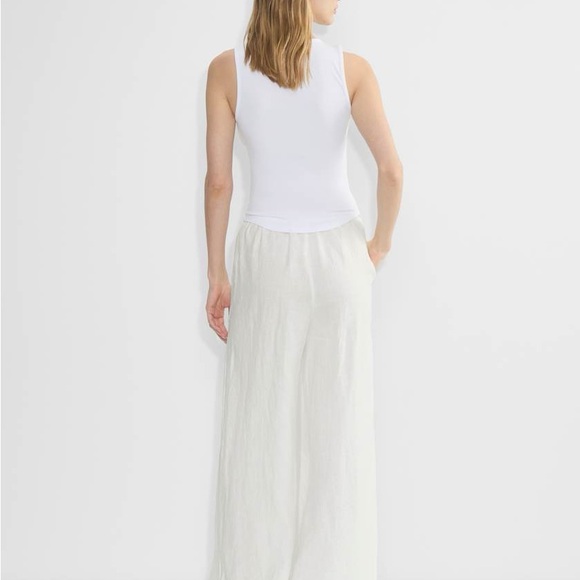 Aritzia Cream Wide-Leg Pants - Picture 5 of 11